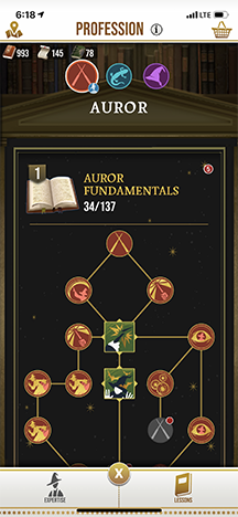 Harry Potter: Wizards Unite Skill Tree