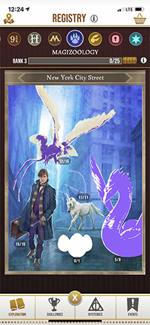 Harry Potter: Wizards Unite Registry