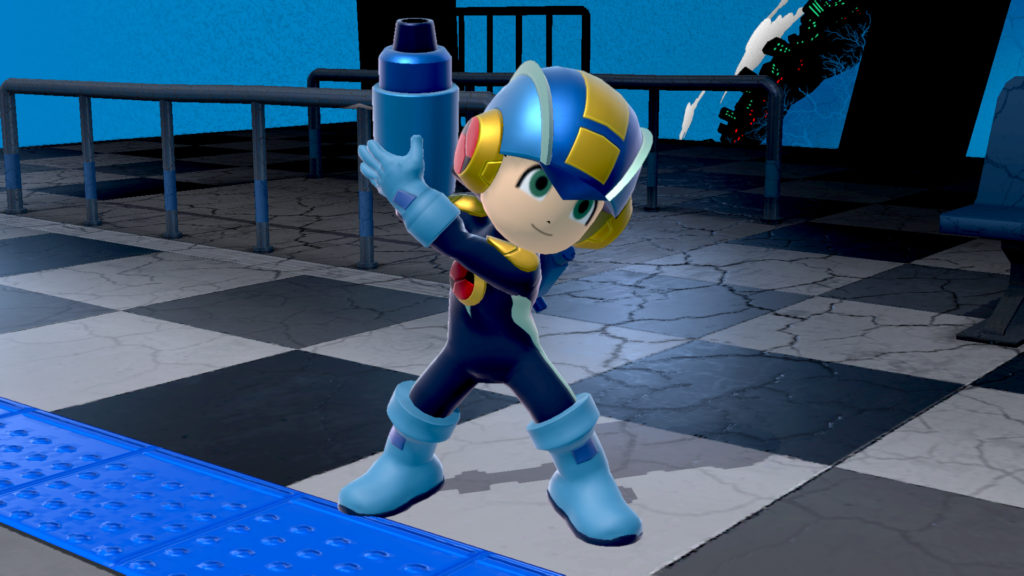 Super Smash Bros Mega-man Mii Fighter Costume 2