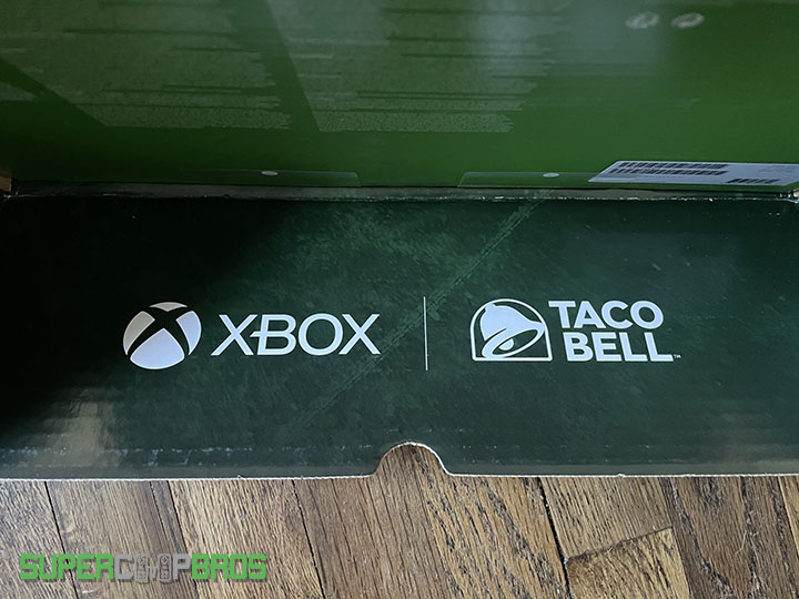 Taco Bell Xbox Series X Inside Flap - Taco Bell Xbox Series X Unboxing